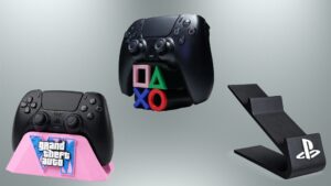 Deixe seu setup mais charmoso com esses suportes para DualSense