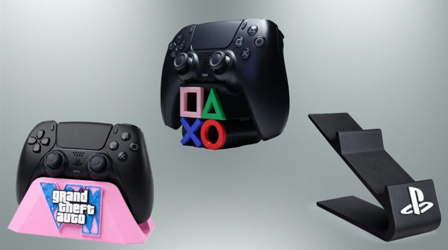 Deixe seu setup mais charmoso com esses suportes para DualSense