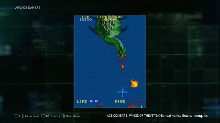 Hub online de Ace Combat 8 terá jogos retrô para matar o tempo
