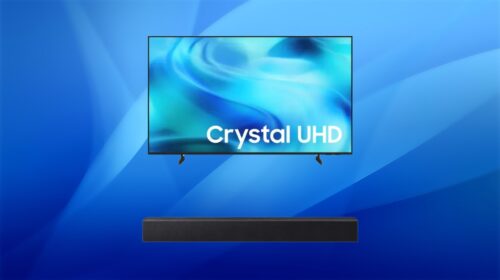 Combo de Smart TV + soundbar da Samsung ganha desconto no Meli