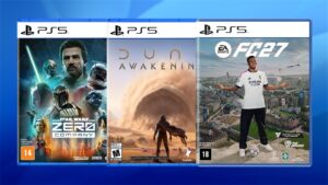 Jogos de PS5 lançados em 2026 entram em promoção na Amazon