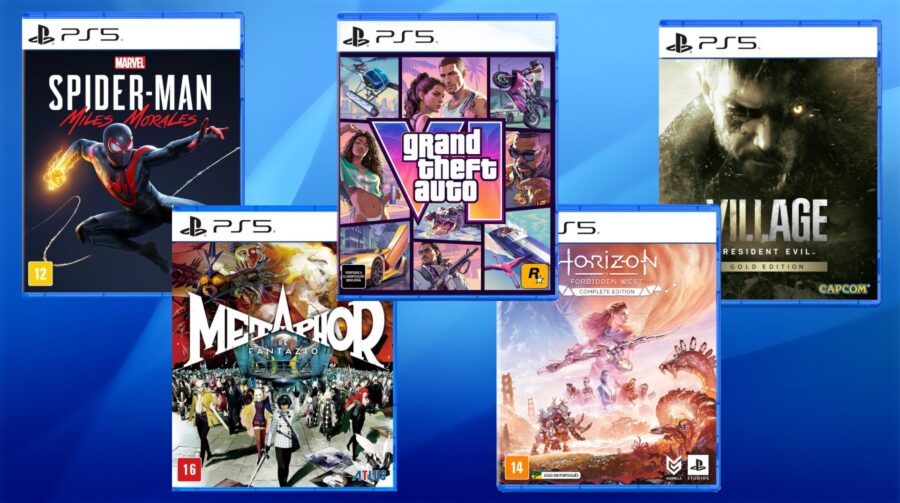 GTA VI e mais jogos de PS5 com descontos na Semana Gamer Amazon