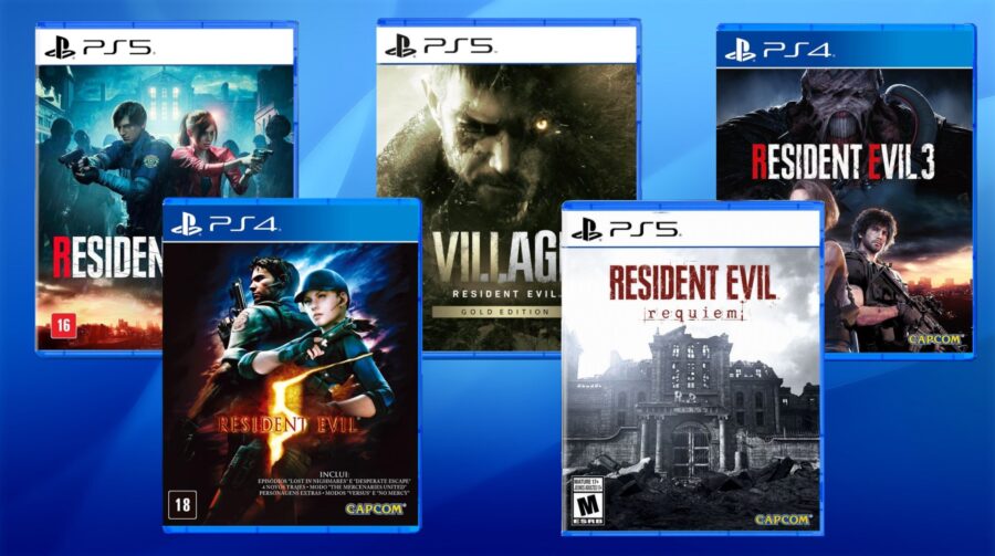 Amazon traz descontos em jogos de Resident Evil para PS4 e PS5