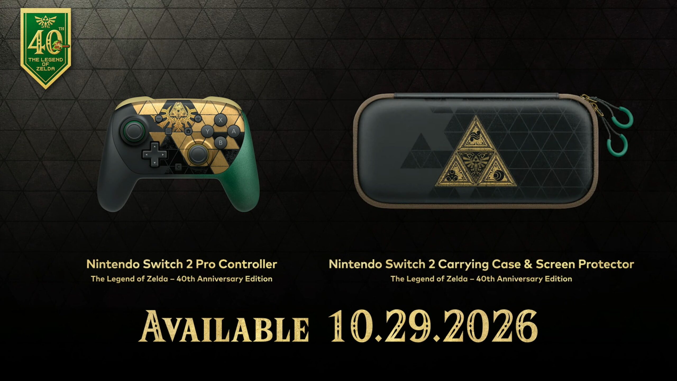 Alô, Nintendistas! Começou a pré-venda dos itens Edição Limitada de 40 anos The Legend Of Zelda 1 1