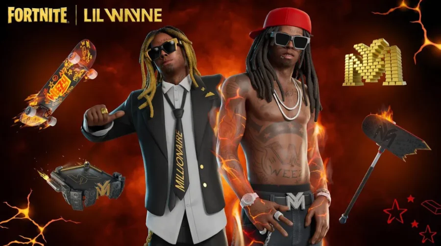 F de Fortnite! Lil Wayne ganha skins no battle royale
