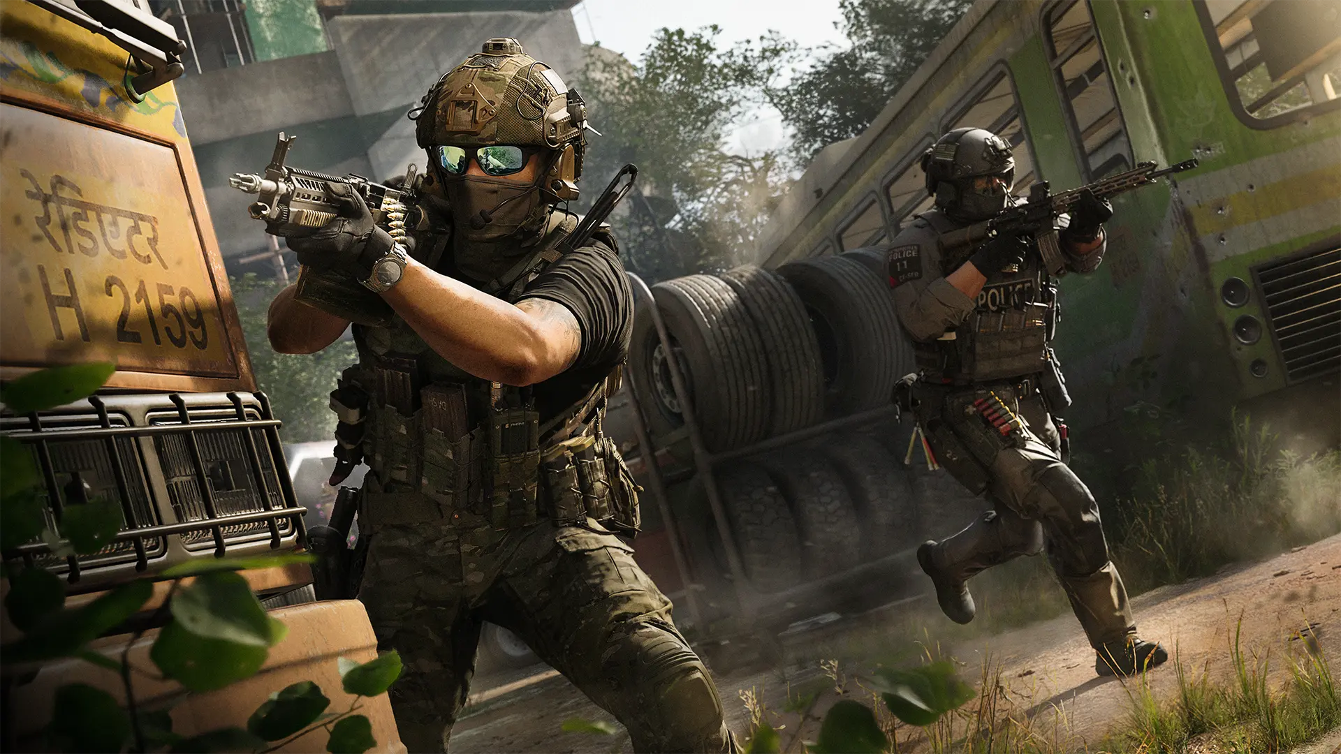 Call of Duty Modern Warfare 4: soldados apontando armas.