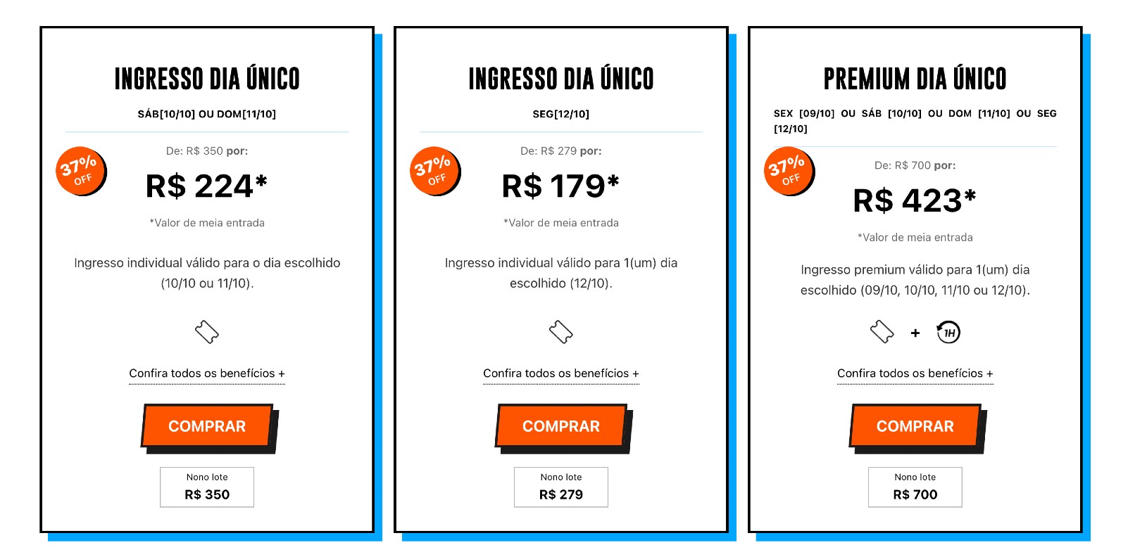 Ingressos BGS 2026