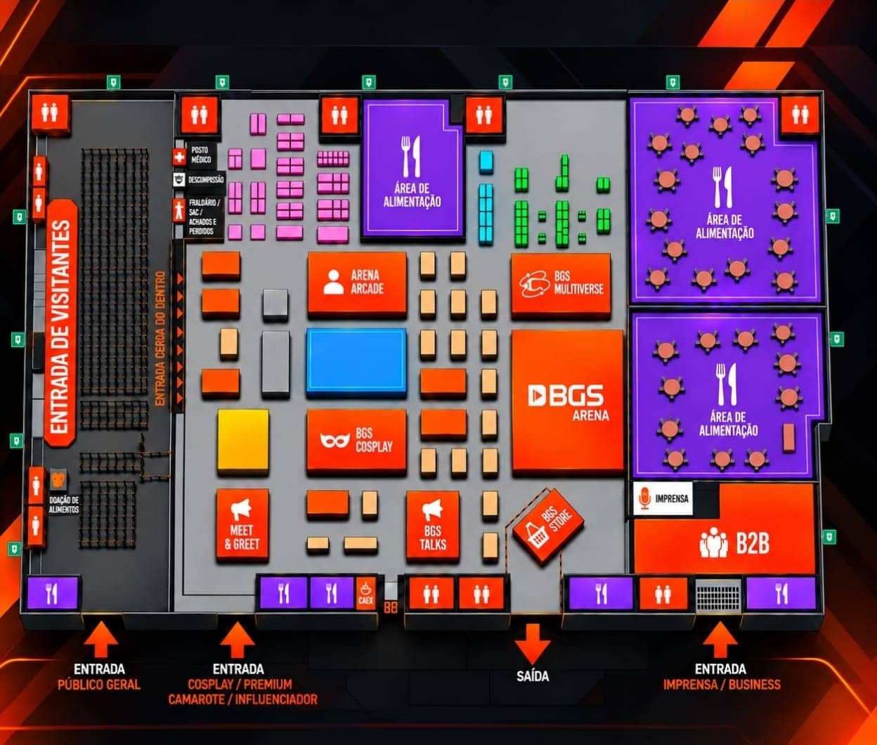 Mapa BGS 2026