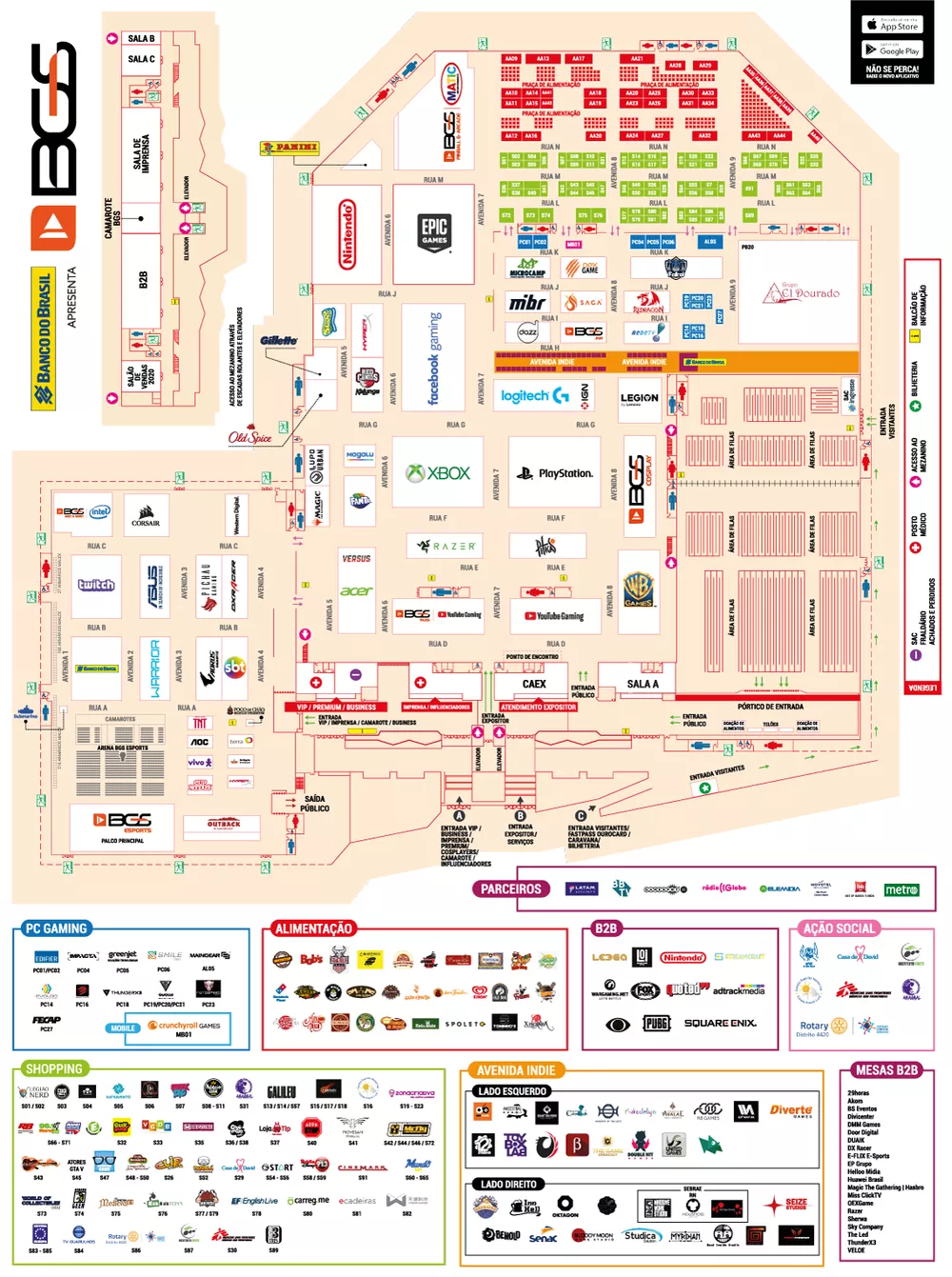Mapa Brasil Game Show 2029