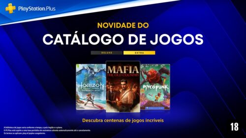 Jogos do PS Plus Extra e Deluxe de outubro já estão disponíveis