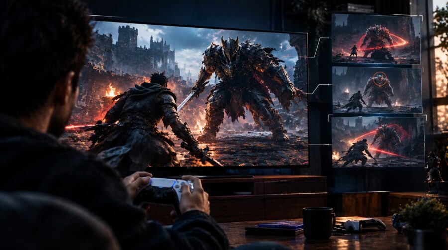 Patente da Sony sugere uso de dados de jogadores para treinar NPCs e chefões